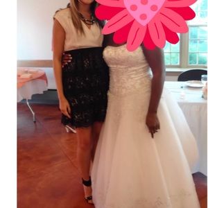 💜 Jessica Simpson lace bottom dress